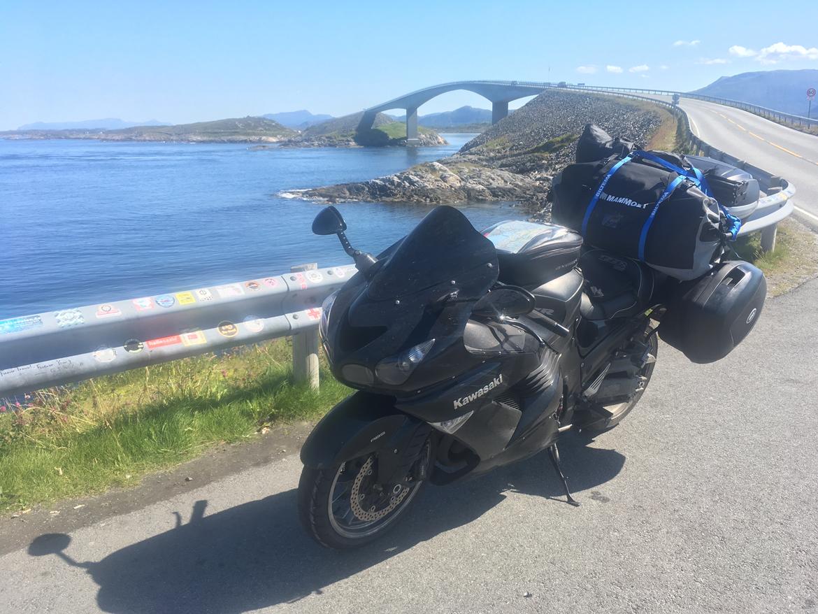 Kawasaki ZZR 1400 Ninja *solgt* - Atlantic Ocean Road 2017 billede 14