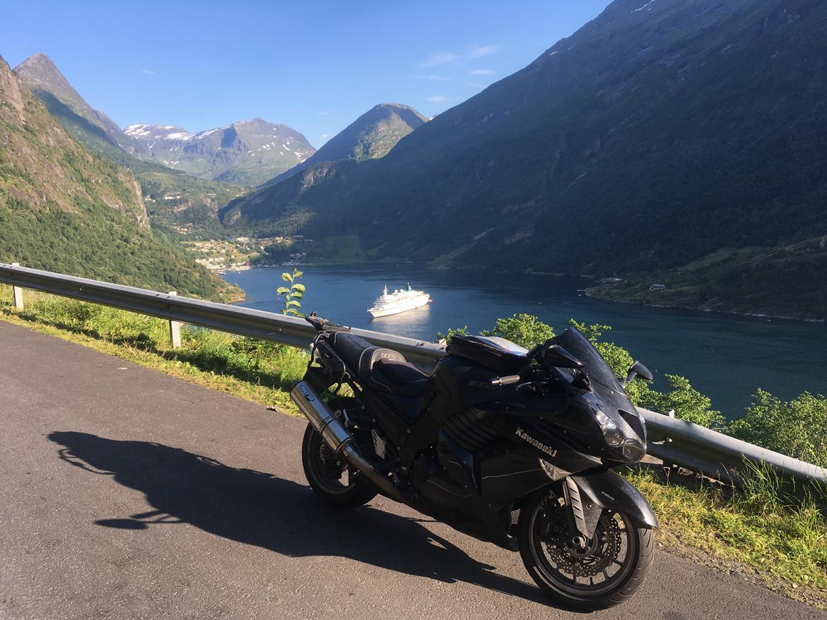 Kawasaki ZZR 1400 Ninja *solgt* - Geiranger 2017 billede 16