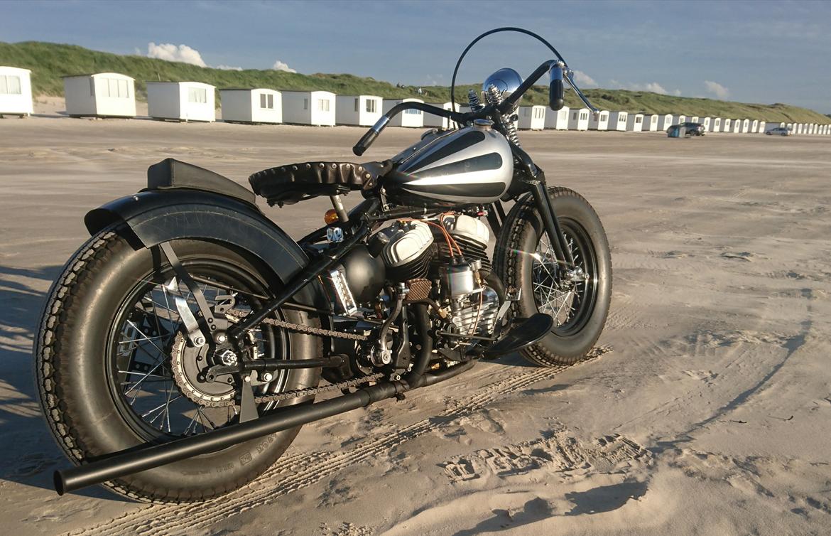 Harley Davidson WLA Bobber billede 2