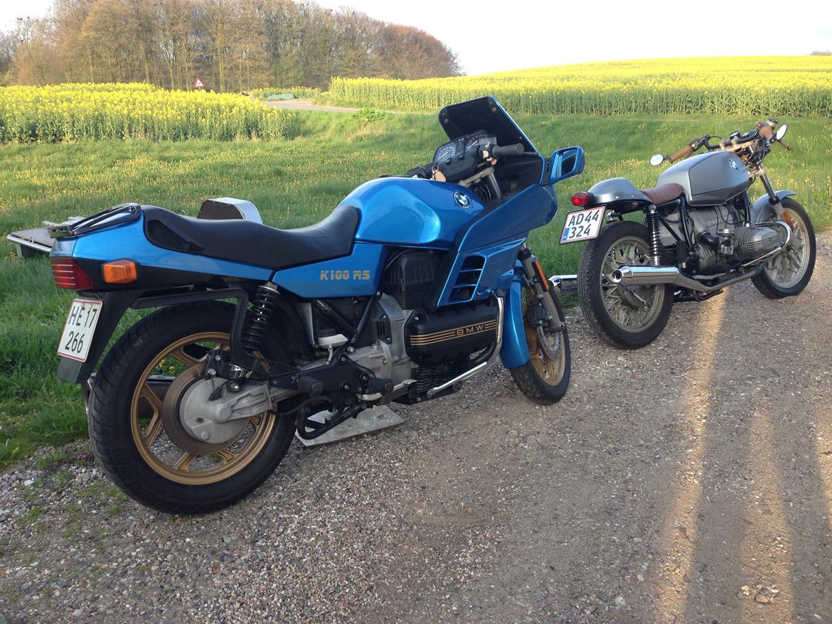 BMW K100 RS - Far & søn klar til tur billede 10