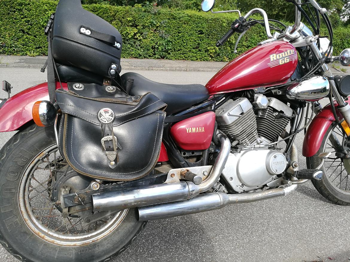 Yamaha XV 250 Virago Route 66 edition - så kom der sidetasker og værktøjsrulle på 😊 billede 7