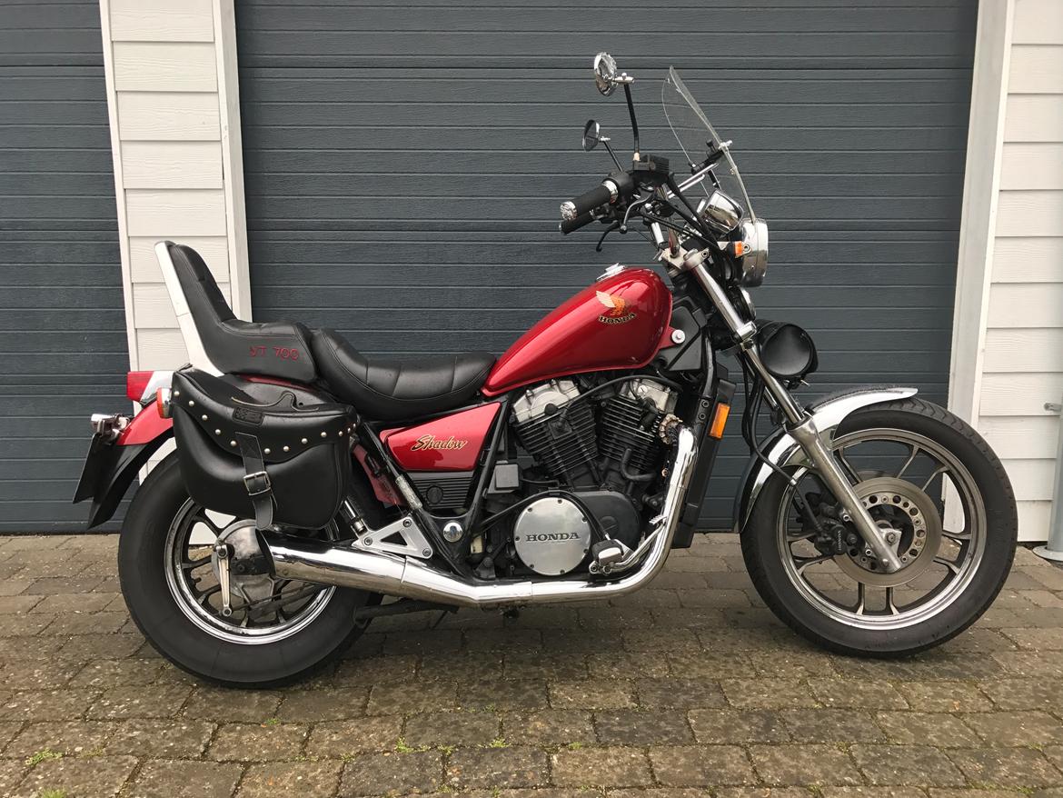 Honda VT700 - Sådan så den ud da jeg fik den hjem. billede 17