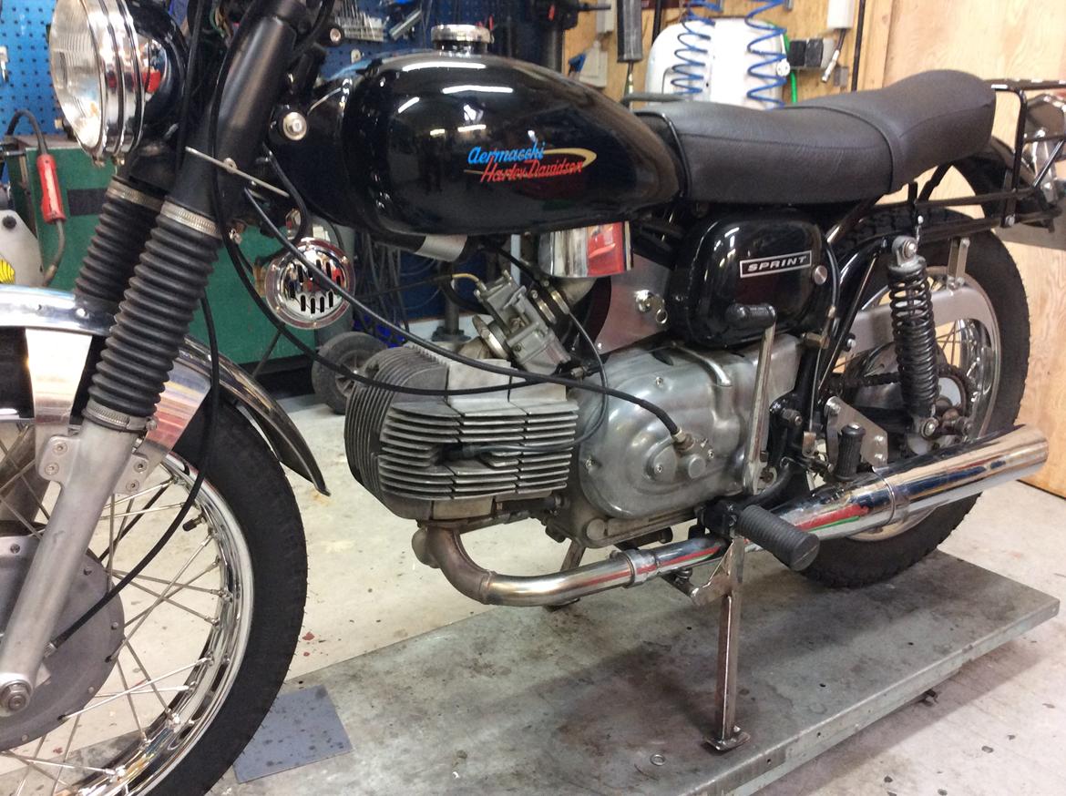 Harley Davidson Aermachi SS Sprint 350 kubik billede 2