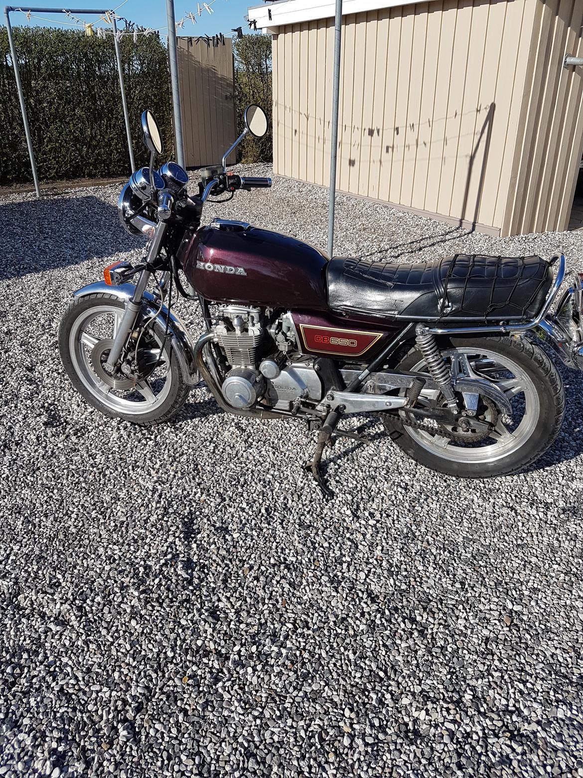 Honda CB 650 - da jeg lige havde fået den billede 9