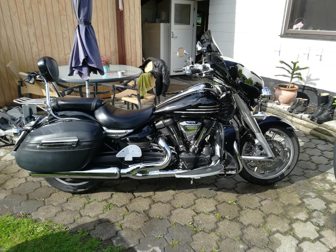 Yamaha XV 1900 Midnight star - Netop ankommet på matriklen. 1ste tur var i skybrud :-) billede 7