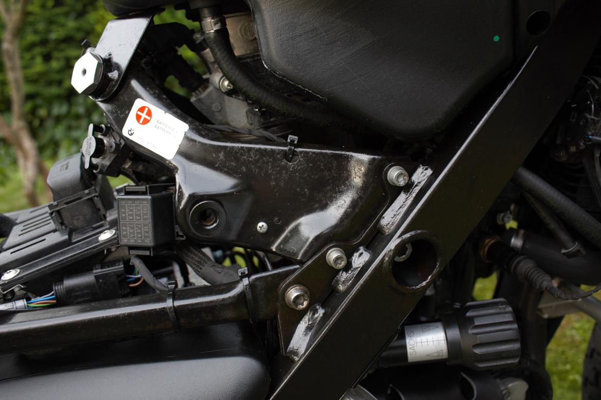 BMW G 650GS Sertao - Har smurt stellet ind i olie. billede 24