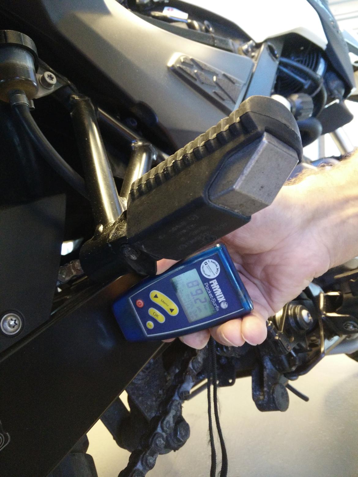 BMW G 650GS Sertao - Billedet er taget på FDM test center. billede 27