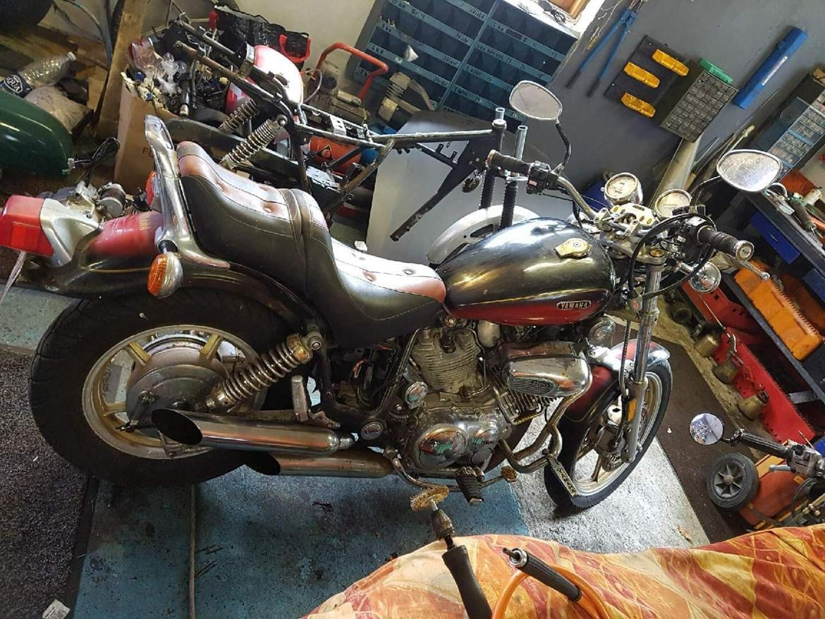 Yamaha Xv1100 gold billede 3
