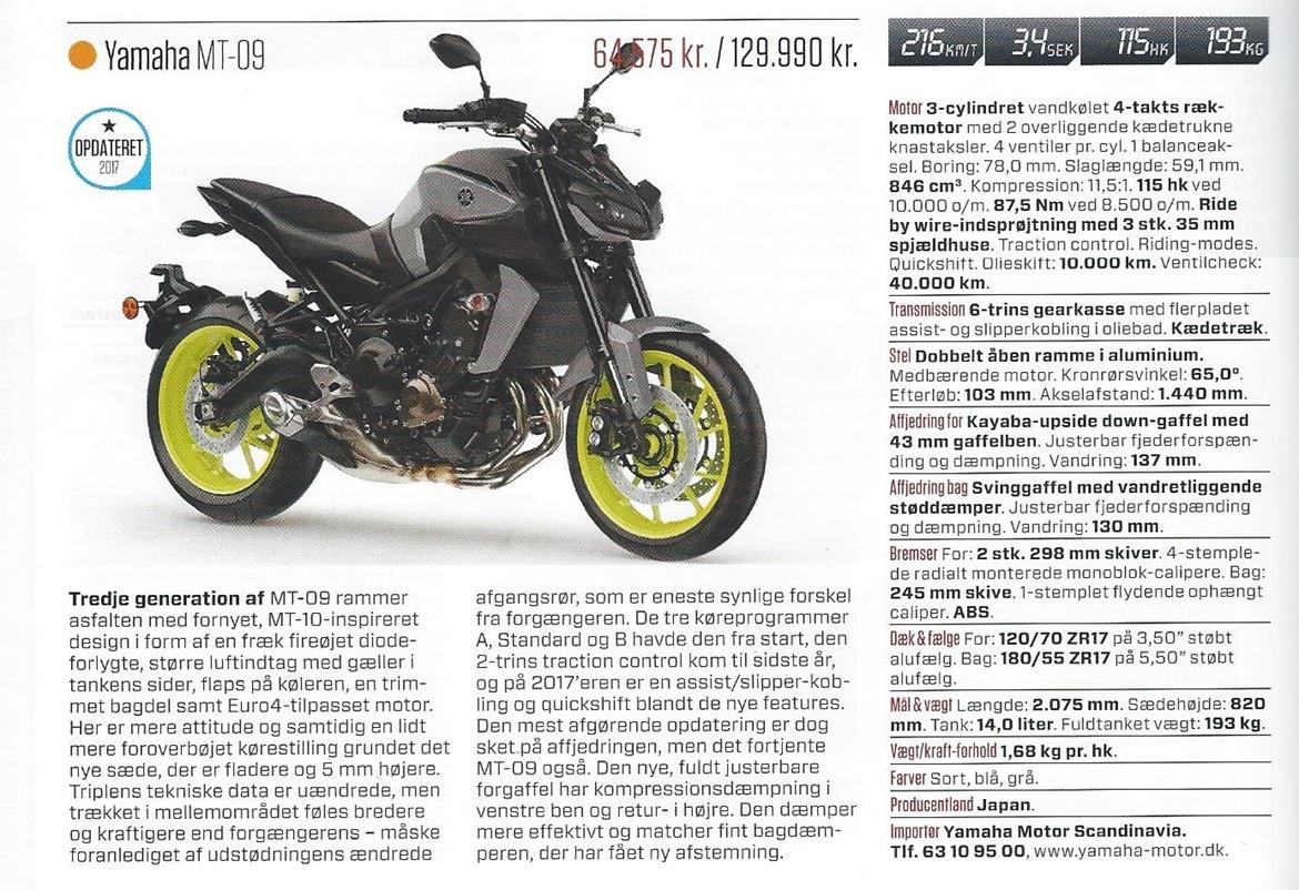 Yamaha MT-09 "BAGHJULS KONGEN II" - MC Revyen 2017 billede 12