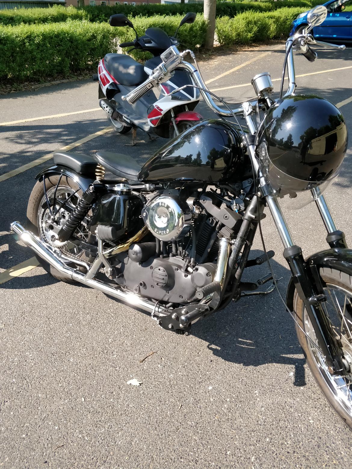 Harley Davidson Sporstert ironhead  - ja nu spinner den som en mis  billede 8