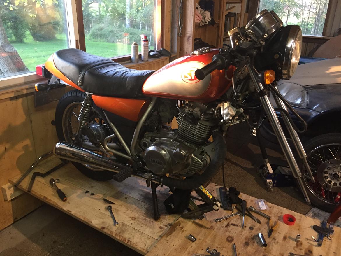 Yamaha SR250 classic billede 5