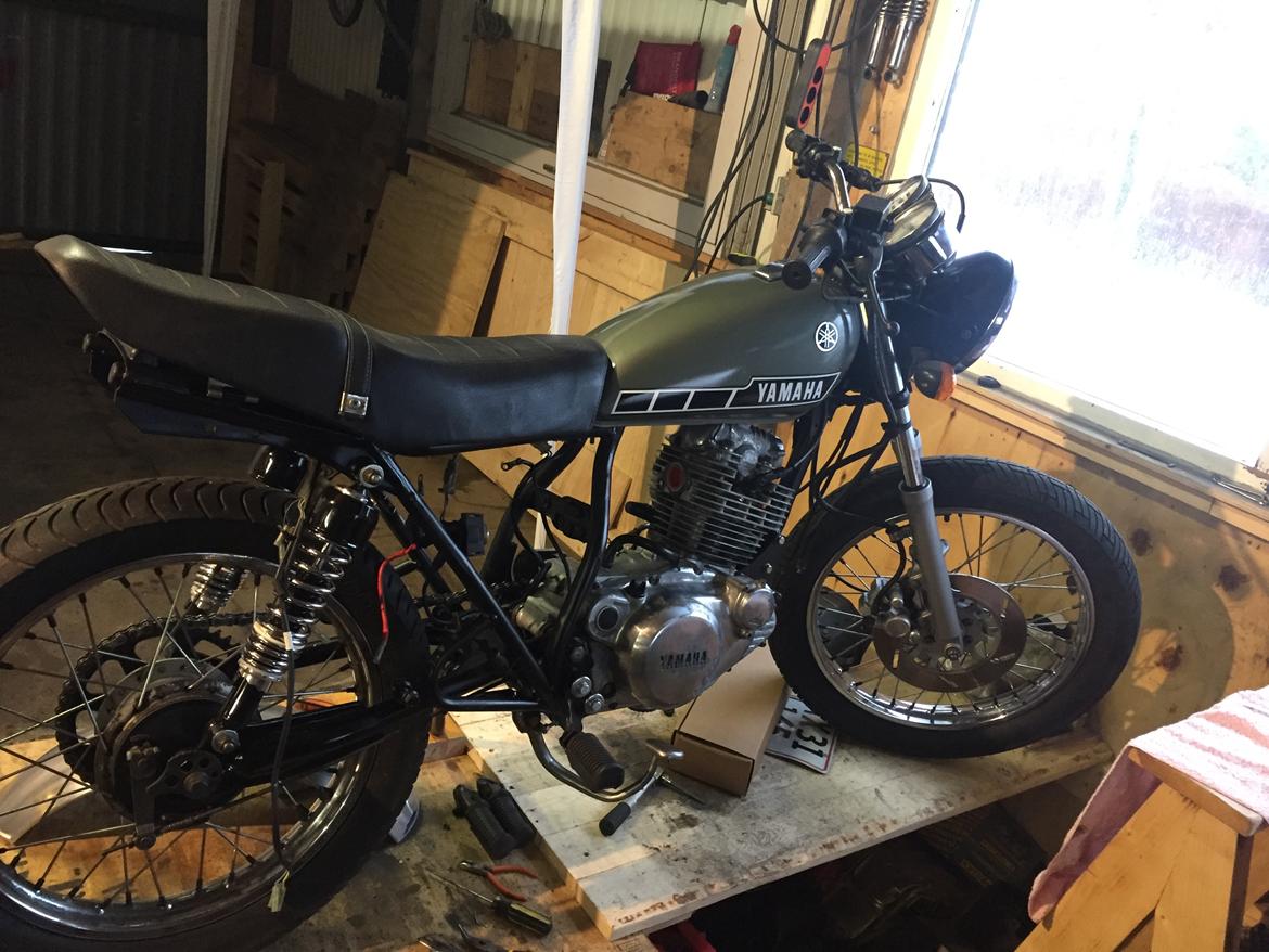 Yamaha SR250 classic billede 8