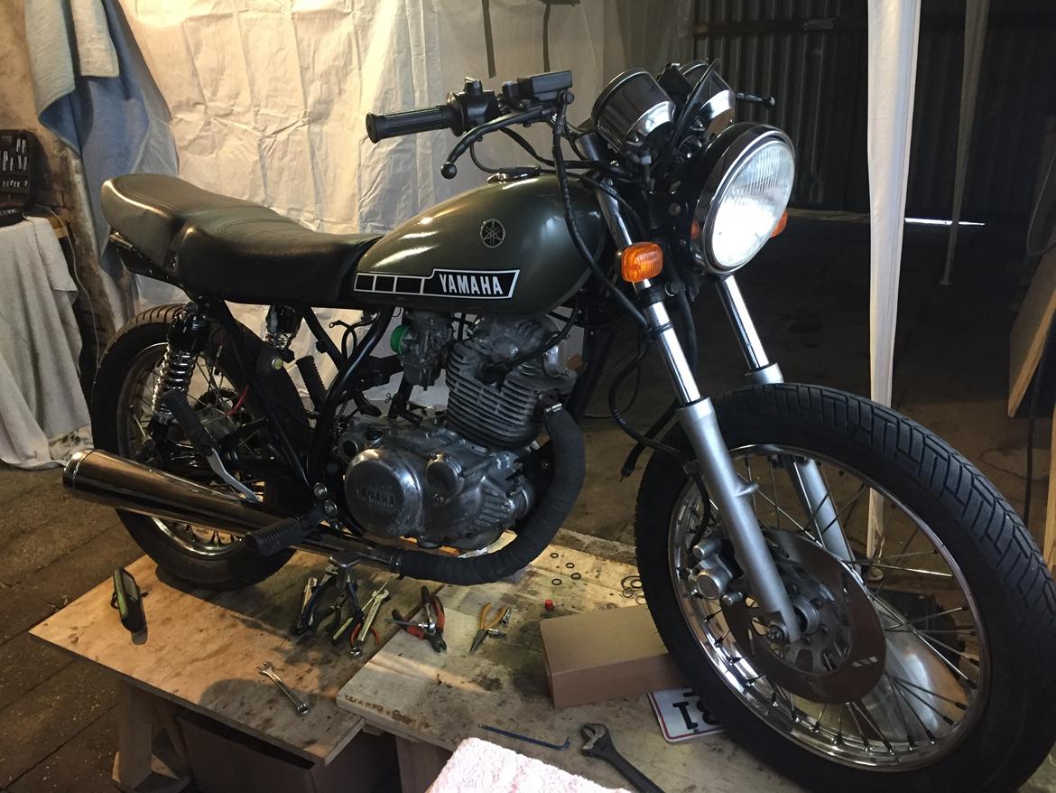 Yamaha SR250 classic billede 10