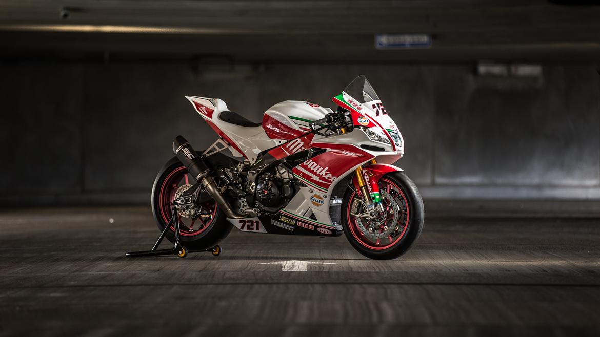 Aprilia RSV4RR Racepack SOLGT (Bane cykel) billede 3