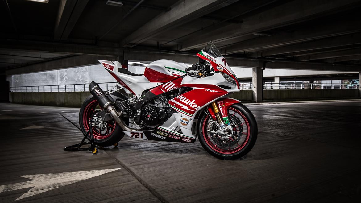 Aprilia RSV4RR Racepack SOLGT (Bane cykel) billede 1