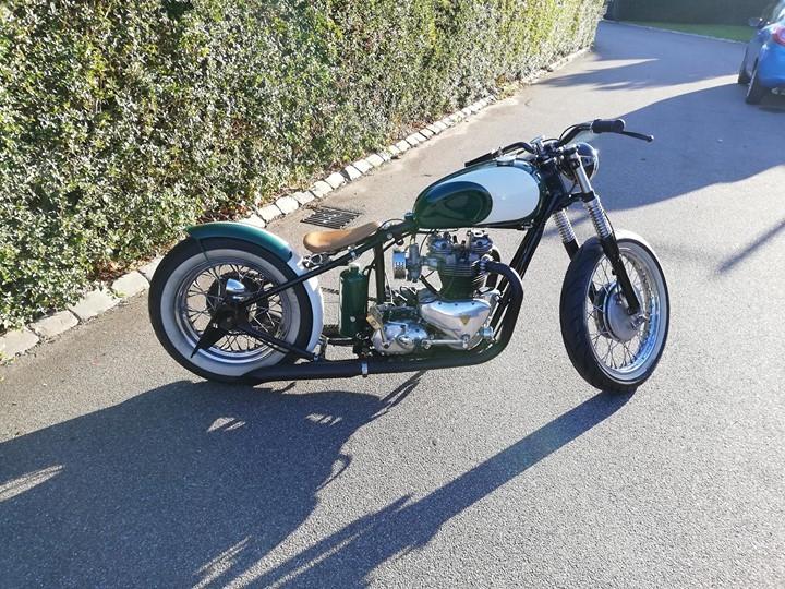 Triumph T100 Tiger Bobber  [solgt] billede 23