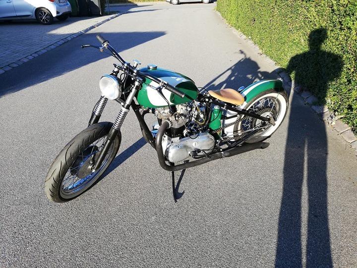 Triumph T100 Tiger Bobber  [solgt] billede 24