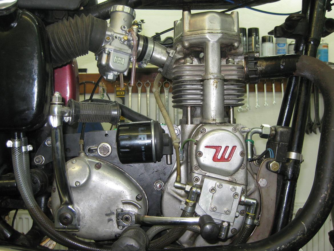 Weslake matchless stel og amc gearkasse billede 2