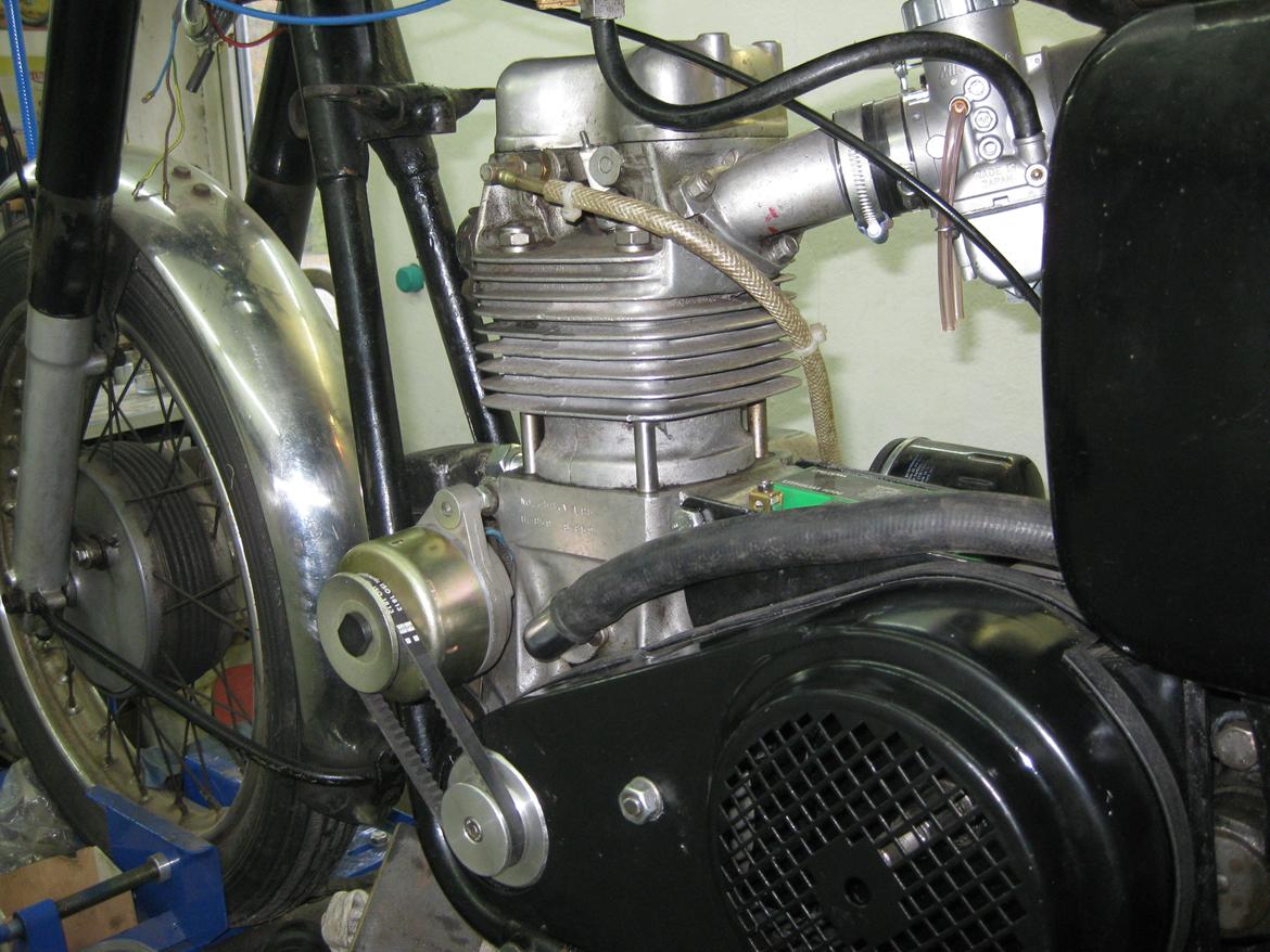 Weslake matchless stel og amc gearkasse billede 5