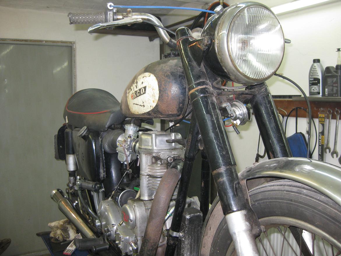 Weslake matchless stel og amc gearkasse billede 7