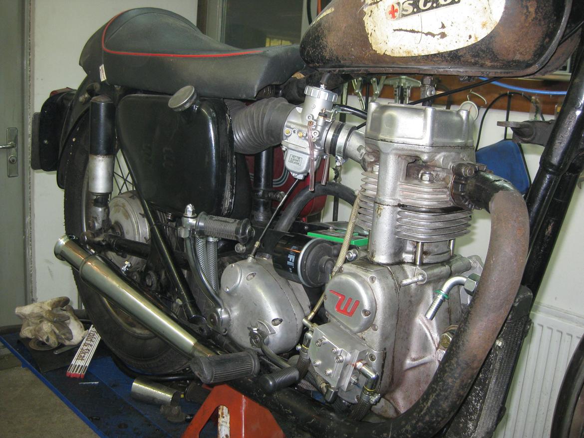 Weslake matchless stel og amc gearkasse billede 1