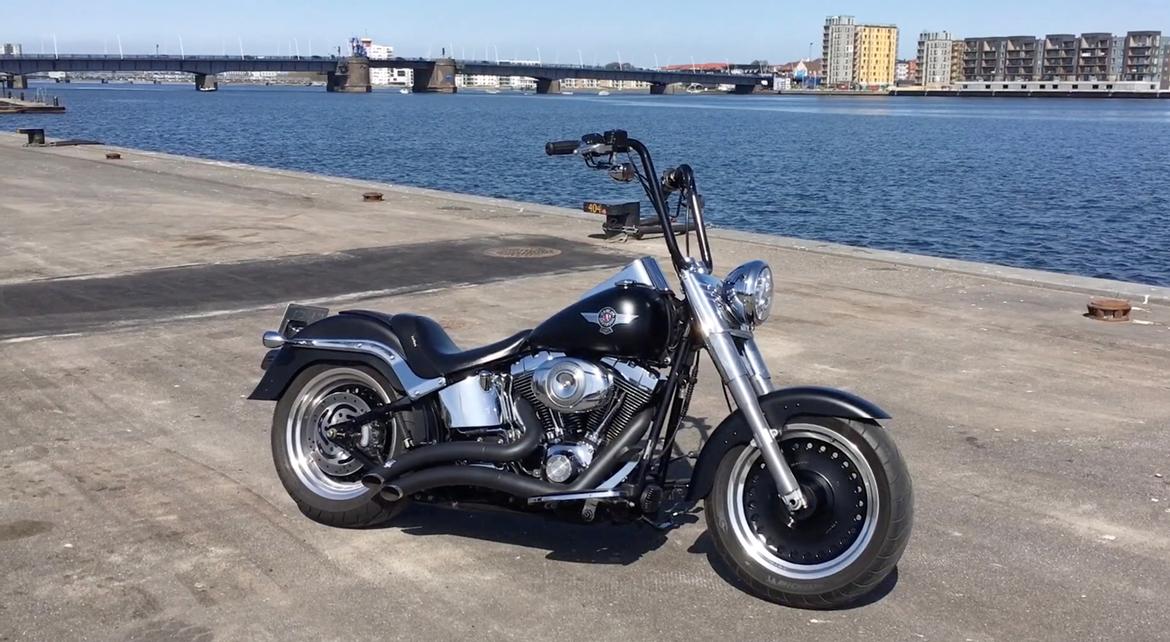 Harley Davidson FLSTF Fatboy [SOLGT] - Aalborg Havn billede 4