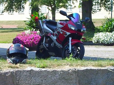 Yamaha YZF R6 - Min hjelm købt på en studietur til Italien, sneg sig lige med billede 7