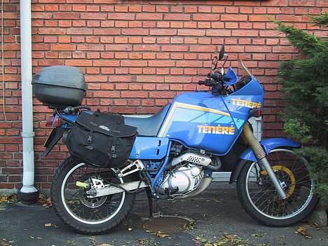 Yamaha XT600Z Ténéré - Original lav udstødning og smid-over tasker billede 10