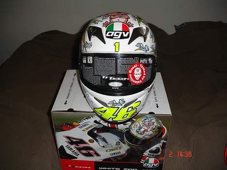 Yamaha yzf r6  #SOLGT# - AGV Ti-TECH White Zoo Limited Edition NO`1894 Of 2000 billede 11