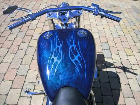 Harley Davidson softtail  - hjemme lakering billede 11
