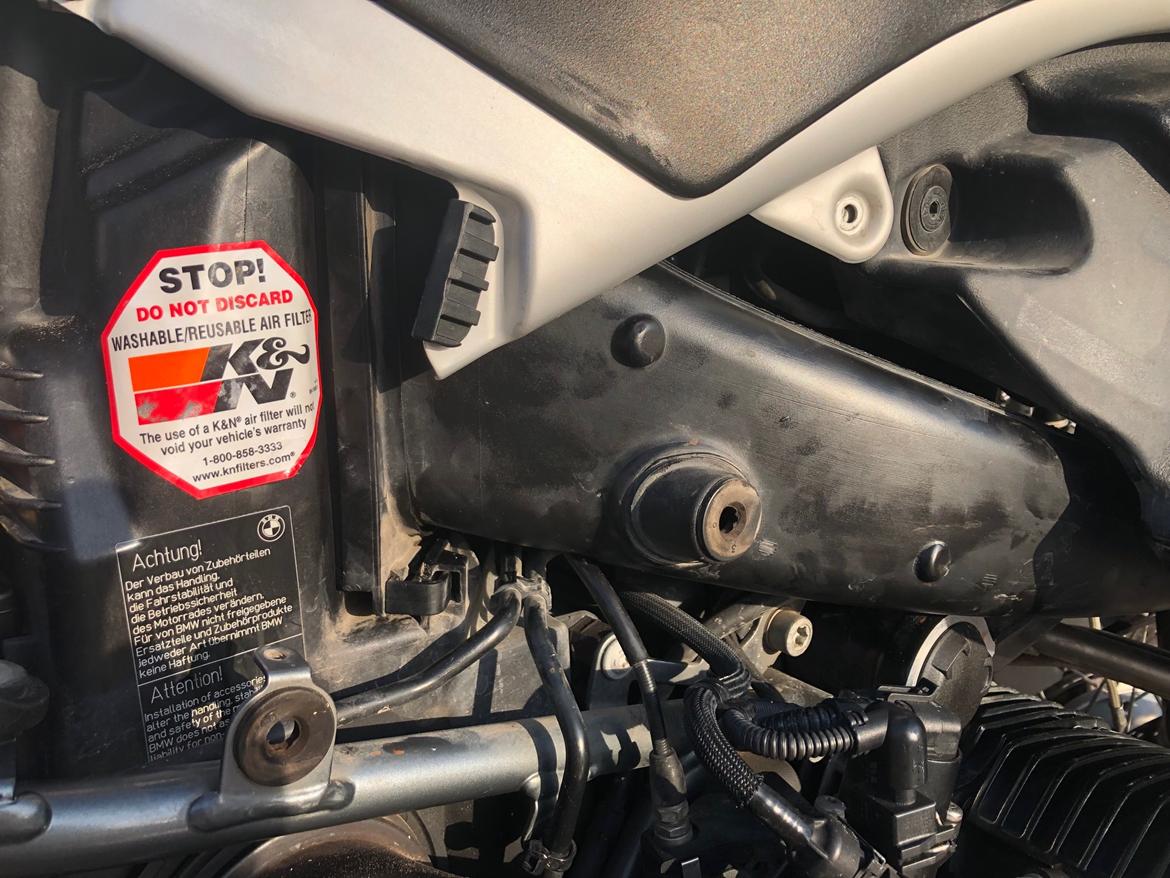 BMW R1200 GS Adventure - K&N luftfilter fra 2019 billede 47