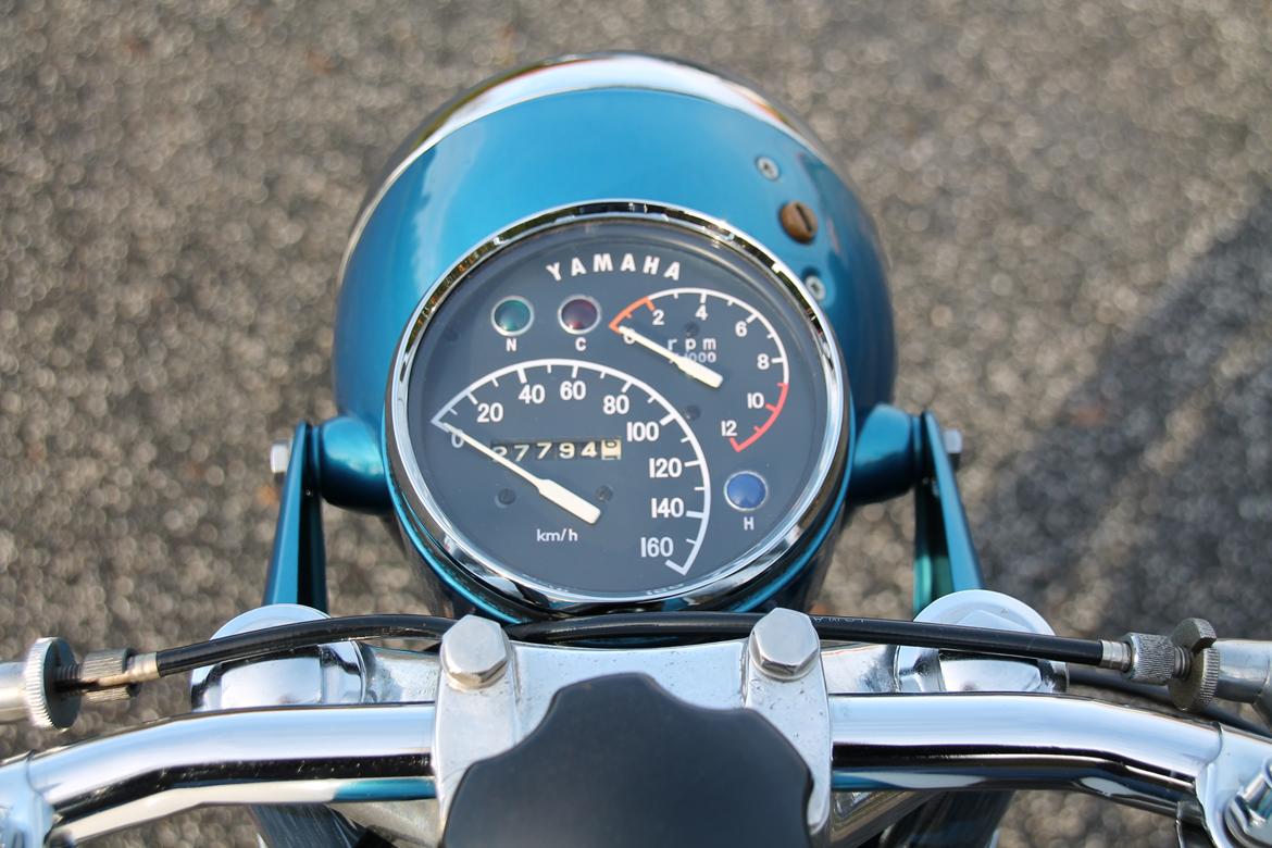 Yamaha YDS 3 - Originalt nyrenoveret speedometer. billede 13