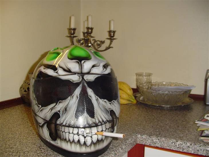 Honda CBR 1100 super XX black bird - min hjelm til ballade.. købt i USA  billede 4