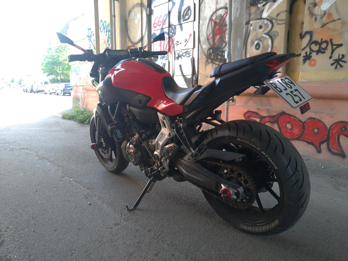 Yamaha MT 07 (SOLGT) billede 10