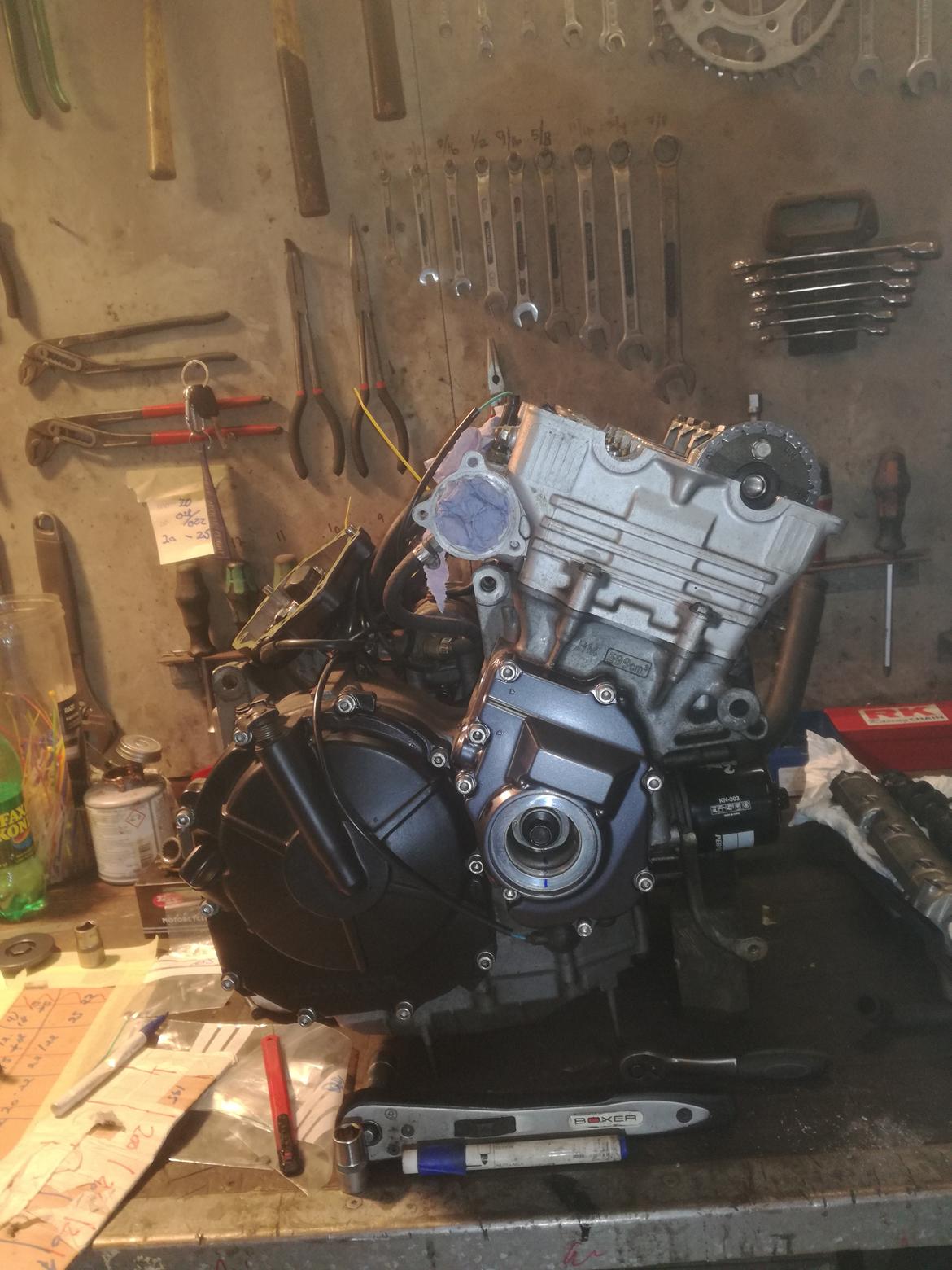 Honda CBR 600 f2 3/4  - knastkæde , skinner , og ikke mindst knaster 😎 billede 2