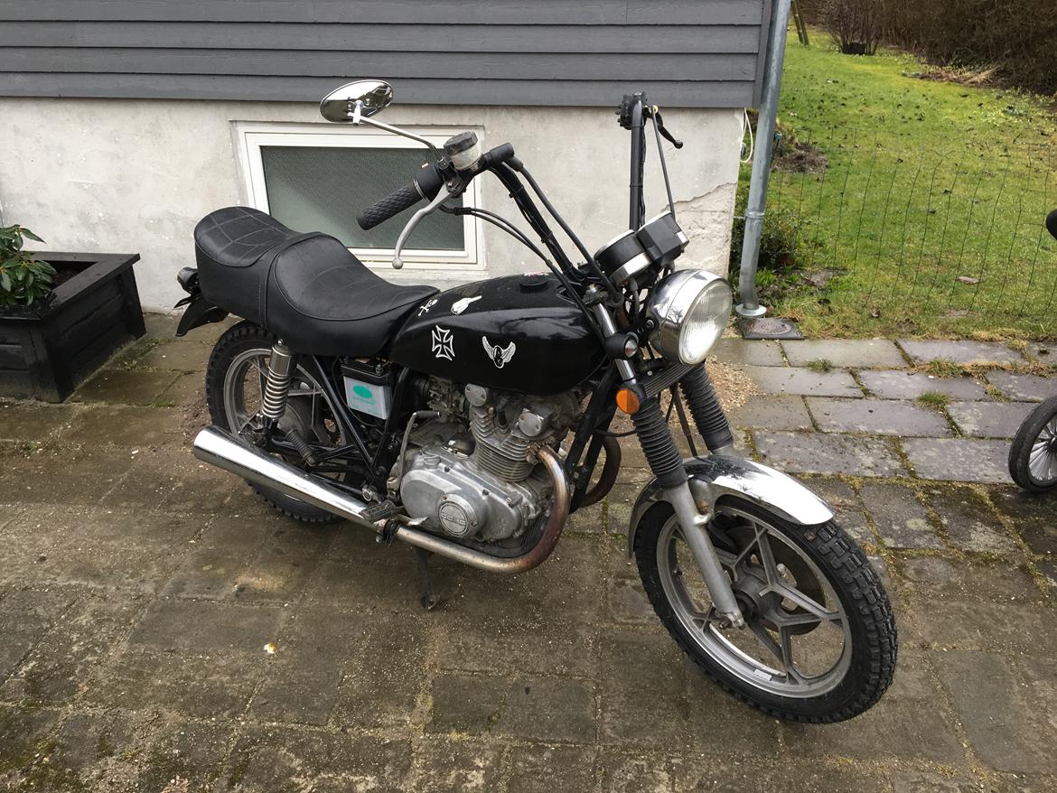 Suzuki GS400 L  ** Bratstyle **  - Som cyklen så ud da jeg havde hentet den billede 17