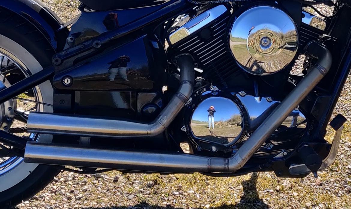 Kawasaki VN800 Classic - Ny costummade udstødning billede 1