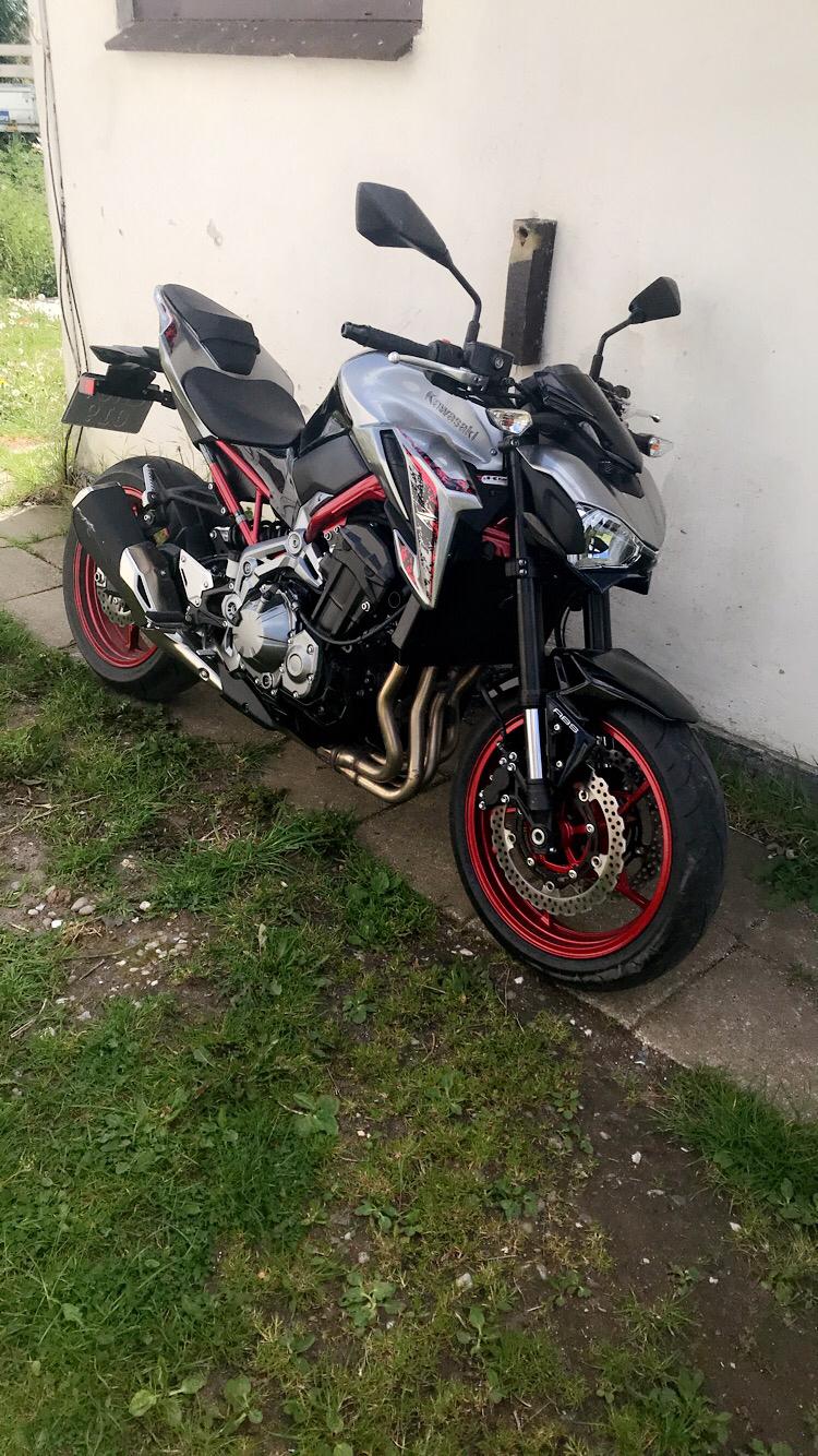 Kawasaki Z900 - Kort efter jeg havde hentet den hos forhandleren, helt standard. billede 32