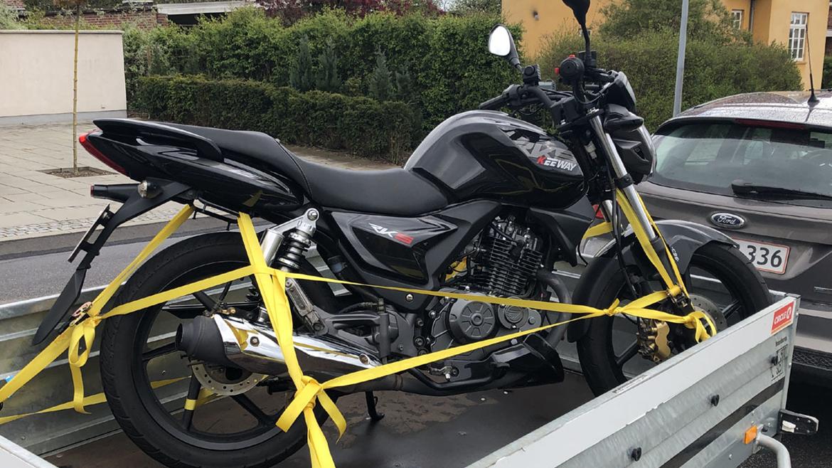 Keeway RKS 125 - Min første mc på vej hjem :) billede 6