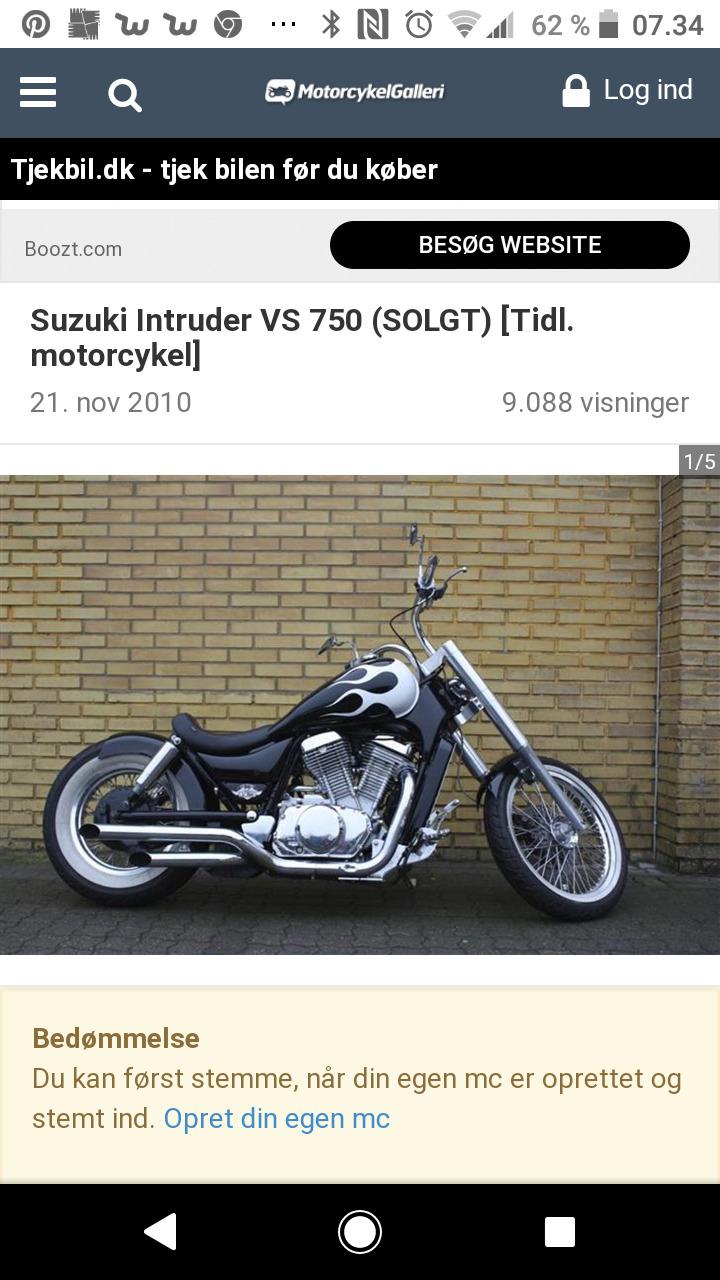 Suzuki VS 750 intruder  billede 2