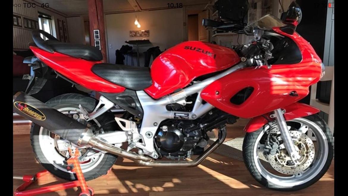 Suzuki SV650 - gen. 1   (ombygget) - Som cyklen så ud da jeg hentede den. billede 23