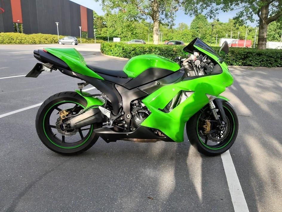Kawasaki Zx6r ninja SOLGT  billede 8