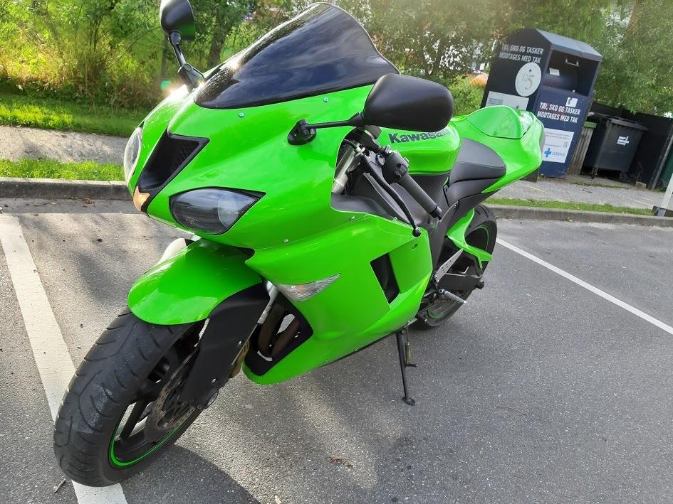 Kawasaki Zx6r ninja SOLGT  billede 9