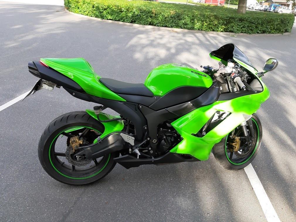 Kawasaki Zx6r ninja SOLGT  billede 14