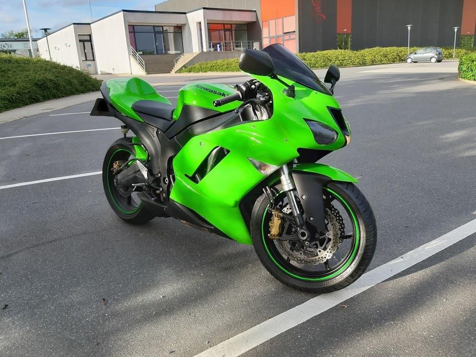 Kawasaki Zx6r ninja SOLGT  billede 7