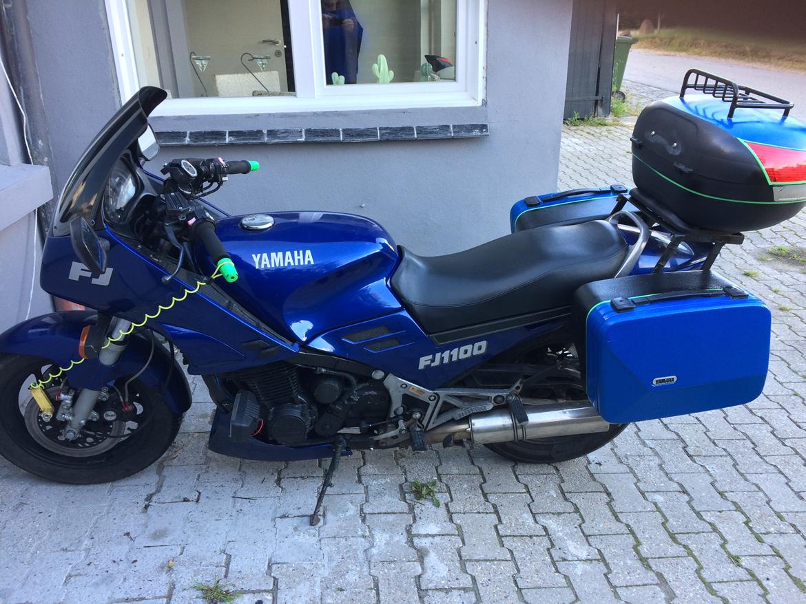 Yamaha Fj 1100 - malet tasker og topbox billede 1