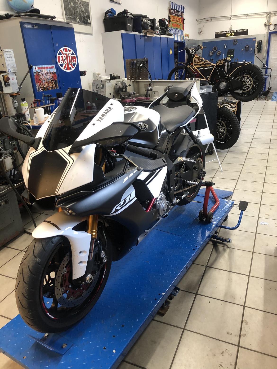 Yamaha YZF-R1 - Sådan så den ud da jeg købte den tidligere på året. billede 38