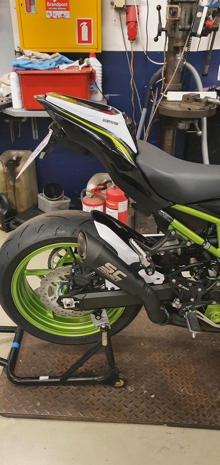 Kawasaki Z900  PBS Edition - Hugger og potte /seatcover billede 17