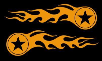 Suzuki GSX400E - Stickers til tanken, og så får den nummer 97 på Cafe sædet. billede 21