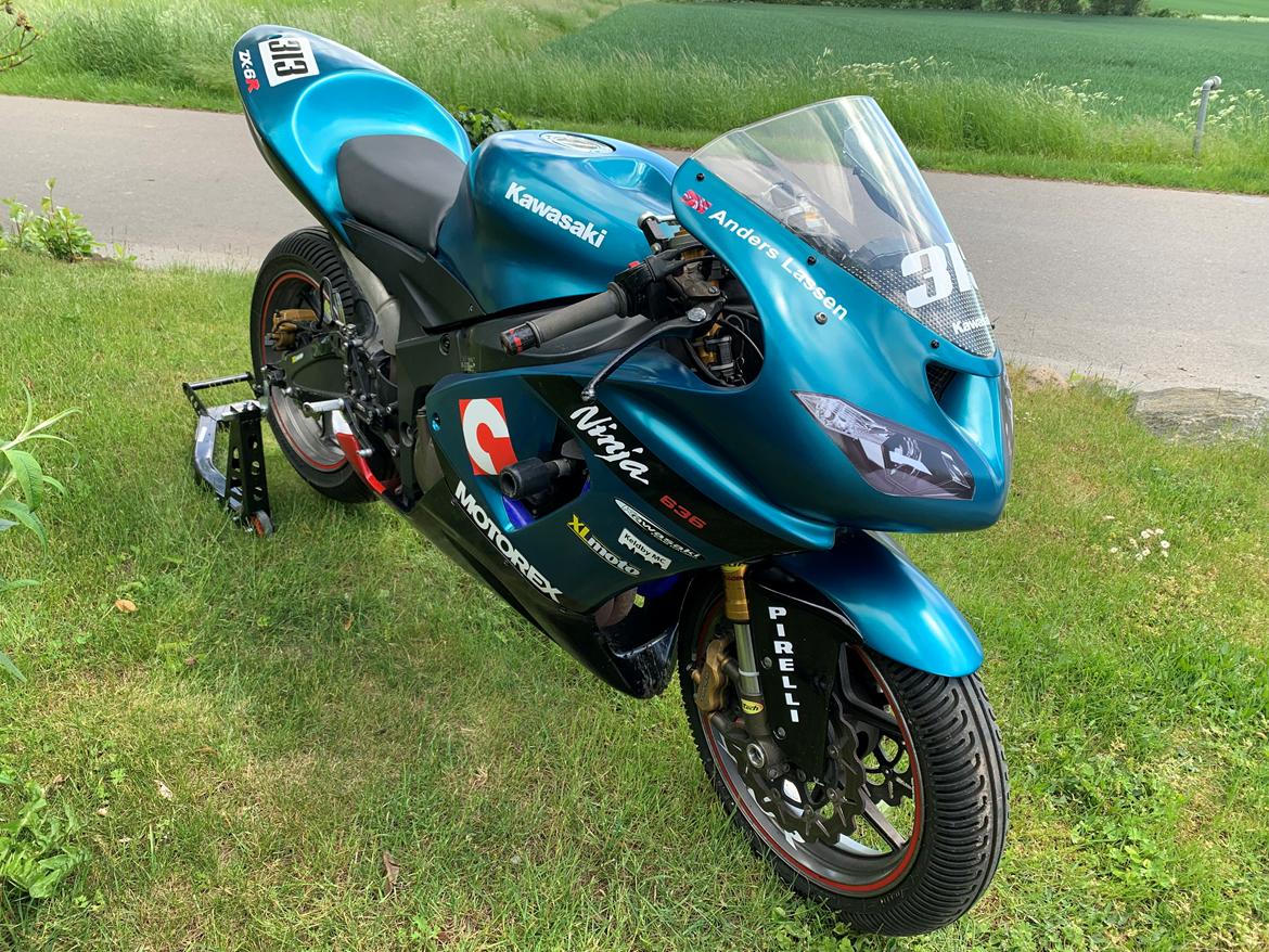 Kawasaki ZX6R 636 C. Banecykel regn. SOLGT  billede 1